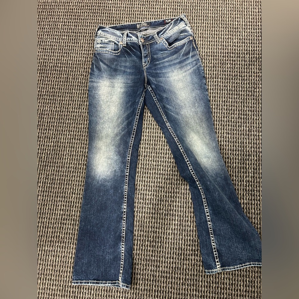Silver Jeans Co. Women's Dark Wash Bootcut Jeans - sz14 - L33